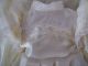 Alte Puppenkleidung Silky Creme Fine Dress Outfit Vintage Doll Clothes 20cm Girl Original, gefertigt vor 1970 Bild 4
