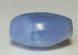 Ancient Rare Blue Chalcedony Agate Bead Bild