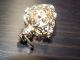 1 Messing Amulett Medaillon Kugel Duftkugel Engelsrufer Anhänger Herz Blume Entstehungszeit nach 1945 Bild 3
