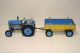 Blechspielzeug Kovap Traktor Zetor Blau Mit Anhänger Gefertigt nach 1970 Bild 1