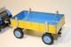 Blechspielzeug Kovap Traktor Zetor Blau Mit Anhänger Gefertigt nach 1970 Bild 3