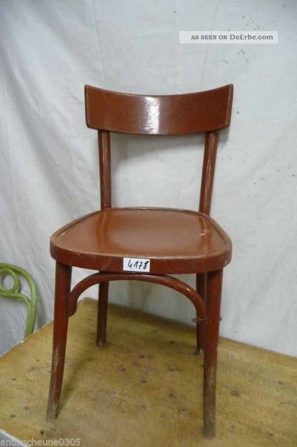 4178. Alter Bugholz Stuhl Old Wooden Chair