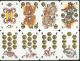 Alte Spielkarten,  Kartenspiel,  Skat Mit Jagdmotiven,  32,  1 Blatt,  Deutsche Farben Gefertigt nach 1945 Bild 1