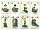 Werbe Spielkarten,  Bergbau Kartenspiel Mit Historischen Grubenlampen Gefertigt nach 1945 Bild 2