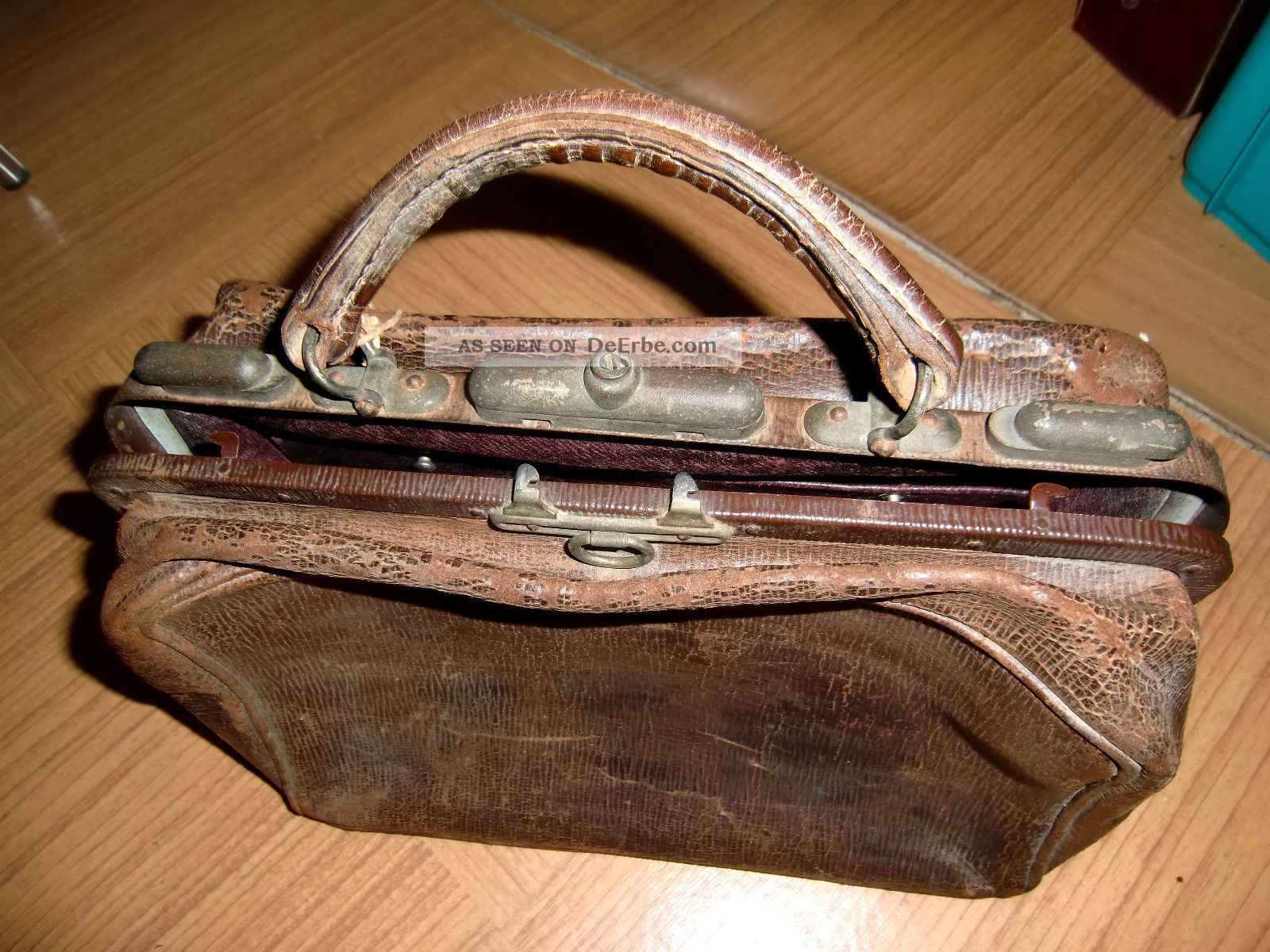 Handtasche Art Deco Bügel - Handtasche Bügeltasche Alte Leder Handtasche Accessoires Bild