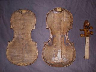 Sehr Alte Geige Vmtl.  Frankreich / Italien Um 1770 - Very Old Violin Bild