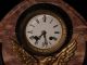 Art - Deco Marmor Clock Mit Einem Adler. Antike Originale vor 1950 Bild 5