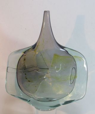 Xl Fischvase 28,  5 Cm Mdina Glas Design Milchael Harris Signiert Joseph Said 1975 Bild