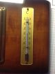 Barometer,  Antik,  Vintage,  Wetterstation,  50er Jahre,  Echtholz,  Thermometer,  Scholz Wettergeräte Bild 2