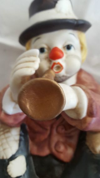 Spieluhr: Clown,  Penner Willi - Keramikfigur Nicht Bespielt Bild