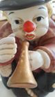 Spieluhr: Clown,  Penner Willi - Keramikfigur Nicht Bespielt Mechanische Musik Bild 4