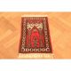 Feiner Handgeknüpft Orient Teppich Gebets Jomut Mihrab Rug Carpet Tappeto Tapis Teppiche & Flachgewebe Bild 2