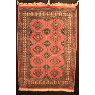 Fein Handgeknüpfter Orient Buchara Jomut Teppich Carpet Tappeto Tapis 130x180cm Bild