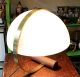 Rar Design Tisch Lampe Leuchte - Weisser Schirm Messing Hals - Art Deco 1920-1949, Art Déco Bild 2