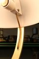 Rar Design Tisch Lampe Leuchte - Weisser Schirm Messing Hals - Art Deco 1920-1949, Art Déco Bild 5