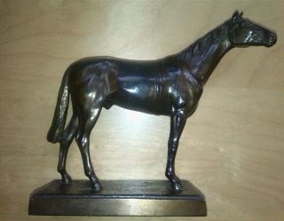 Pferd Bronze (?) Skulptur Bild
