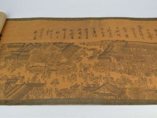 3.  9 M Lange Altes Landschaft,  Qingming Festival,  Paper Scrolls 清明上河图 Bild