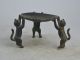 Old Exquisite China Bronze Carving Cat Oil Lamp Statue 18.  Th Vor 1900 Bild 1