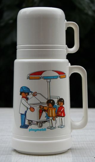 Thermoskanne Emsa West - Germany 80er 80s Für Kinder Playmobil /kinderbecher Rar Bild