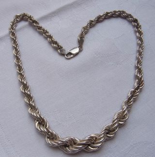 Elegante Necklace Kette Collier Halskette Kordelkette Silberkette 925 Silber 2 Bild