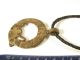 Schönes Amulett Chamäleon Guin Gan Schmuckanhänger Brass Pendant 1a Chameleon Entstehungszeit nach 1945 Bild 2