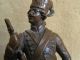 Alte Figur Husar Preußen Bronze Antike Bild 1