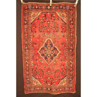 Alt Handgeknüpfter Orient Teppich Malaya Kurde Old Rug Carpet Tappeto 110x180cm Bild