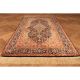 Fein Handgeknüpft Dekorativ Orientteppich Kork Hereke Kum Blumenmotiv Carpet Teppiche & Flachgewebe Bild 2