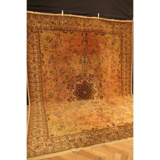 Königlicher Gewebter Orient Teppich Jugendstill Blumenmotive Carpet 400x300cm Bild