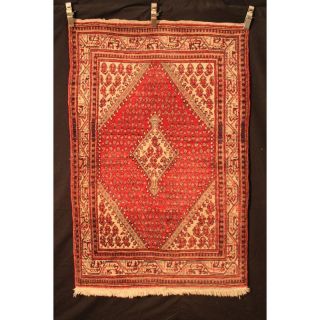 Alt Handgeknüpfter Orient Teppich Malaya Bote Old Rug Carpet Tappeto 100x160cm Bild