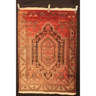 Schön Handgeknüpfter Orient Blumen Teppich Goltag Bid Jahr Old Carpet 110x160cm Bild