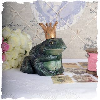 FroschkÖnig Figur Frosch Skulptur Gusseisen 2 Kg Eisenfrosch Bild