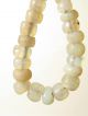 27 Alte Handelsperlen Glasperlen Opalglas Old African Moon Trade Beads Afrozip Afrika Bild 3