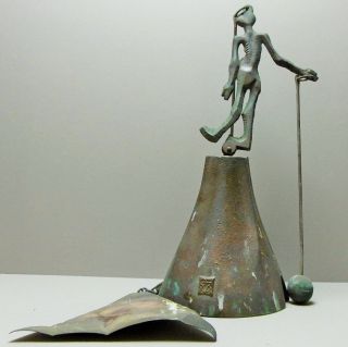 Paolo Soleri 1919 - 2013 Windbell Windglocke Bronze Handmade Jede Glocke Unikat Bild