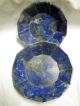 2 Hübsche Lapislazuli Schalen - Halbedelstein/2 Lapis Lazuli Bowls Gefertigt nach 1945 Bild 1