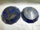 2 Hübsche Lapislazuli Schalen - Halbedelstein/2 Lapis Lazuli Bowls Gefertigt nach 1945 Bild 5