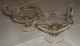 Zwei Prunkvolle Seltene Henkelschalen - Josephinenhütte Um 1900 - Böhmen Glas & Kristall Bild 1