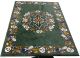 122x76 Cm Pietra Dura Couchtischtisch Florentiner Mosaik Table Afghanistan Green Stilmöbel nach 1945 Bild 3