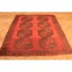 Alter Handgeknüpfter Orient Teppich Afghan Art Deco Old Carpet Tappeto 180x160cm Teppiche & Flachgewebe Bild 1