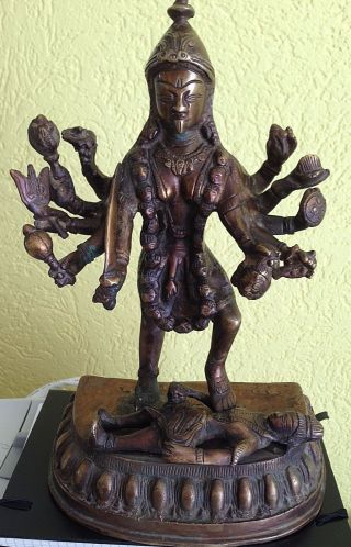 Xxl,  Shiva; Messing ?; Bronze? Tibet ?china Asiatika Buddha Tandava Hindu - Gott ? Bild