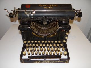 Antike Schreibmaschine Remington Monarch Visible Typ 3 Bild