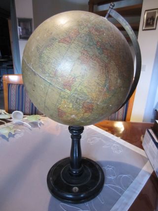 Antiker Globus Ca.  1900 - Dekorativ - Mit Kompass - Kolonien - Weltkugel - Globe Bild