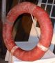 Alter Roter Rettungsring V.  Greetsieler Fischkutter,  73 Cm,  3,  7 Kg,  Rar Maritime Dekoration Bild 4