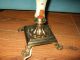 Tischlampe Antik Ital.  Jugendstil Alabaster Messing Bakelit Stecker Antike Originale vor 1945 Bild 5