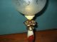 Tischlampe Antik Ital.  Jugendstil Alabaster Messing Bakelit Stecker Antike Originale vor 1945 Bild 8