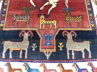 Handgeknüpfte Teppich Orientteppich Carpet Tappeto Rug Gash1ghai133x200cm,  Tp803 Bild