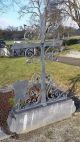 Schmiedeeisernes Grabkreuz,  Sehr Gut Erhalten Gefertigt nach 1945 Bild 3