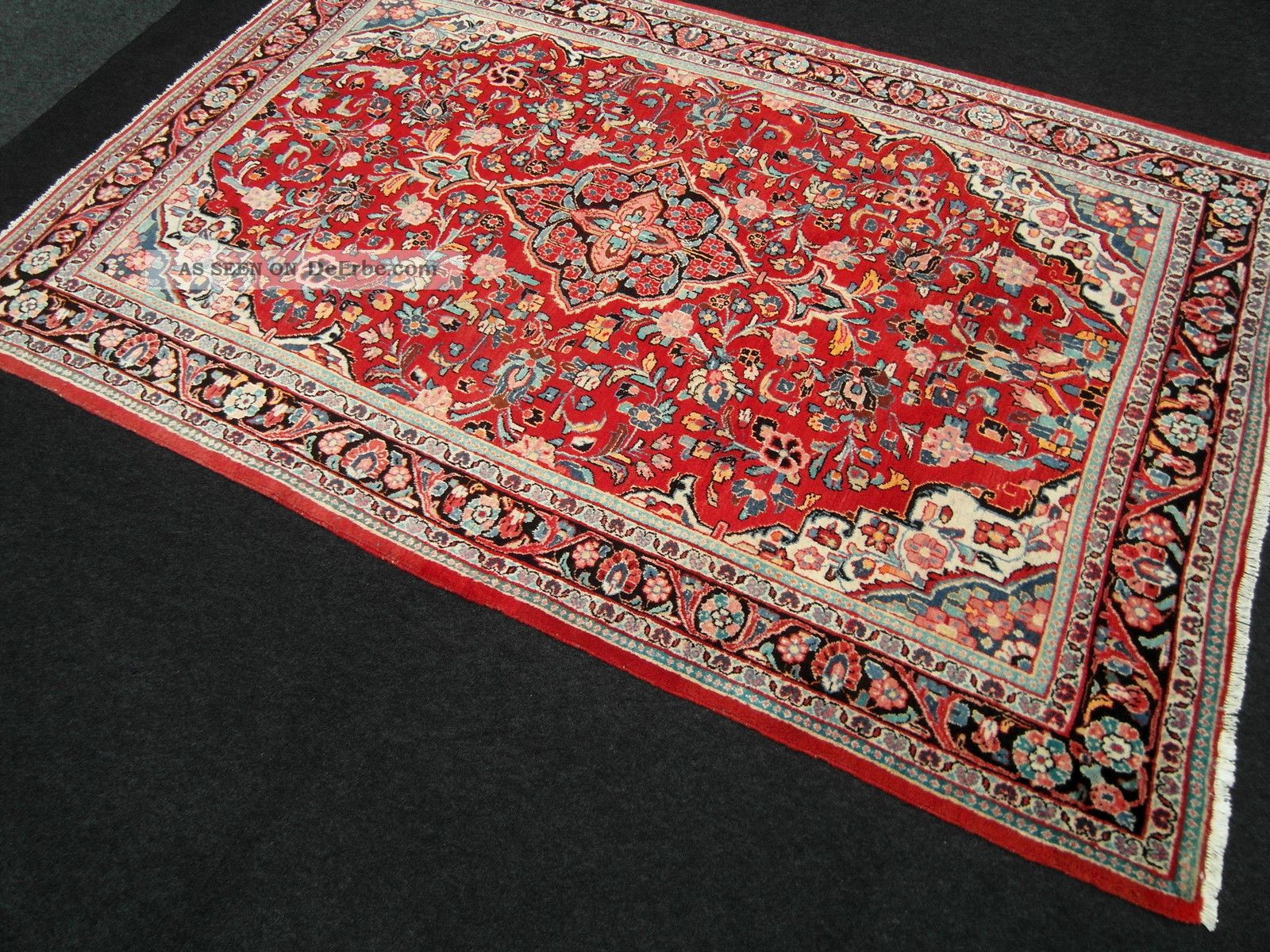 Alter Orient Teppich Rot 324 X 213 Cm Perserteppich Old Carpet Rug