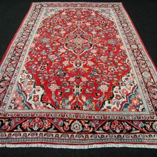 Alter Orient Teppich Rot 324 X 213 Cm Perserteppich Old Carpet Rug Tappeto Tapis Bild