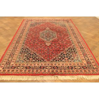 Schöner Handgeknüpfter Blumen Teppich Herati Bid Jaahha Carpet Tappeto 300x200cm Bild